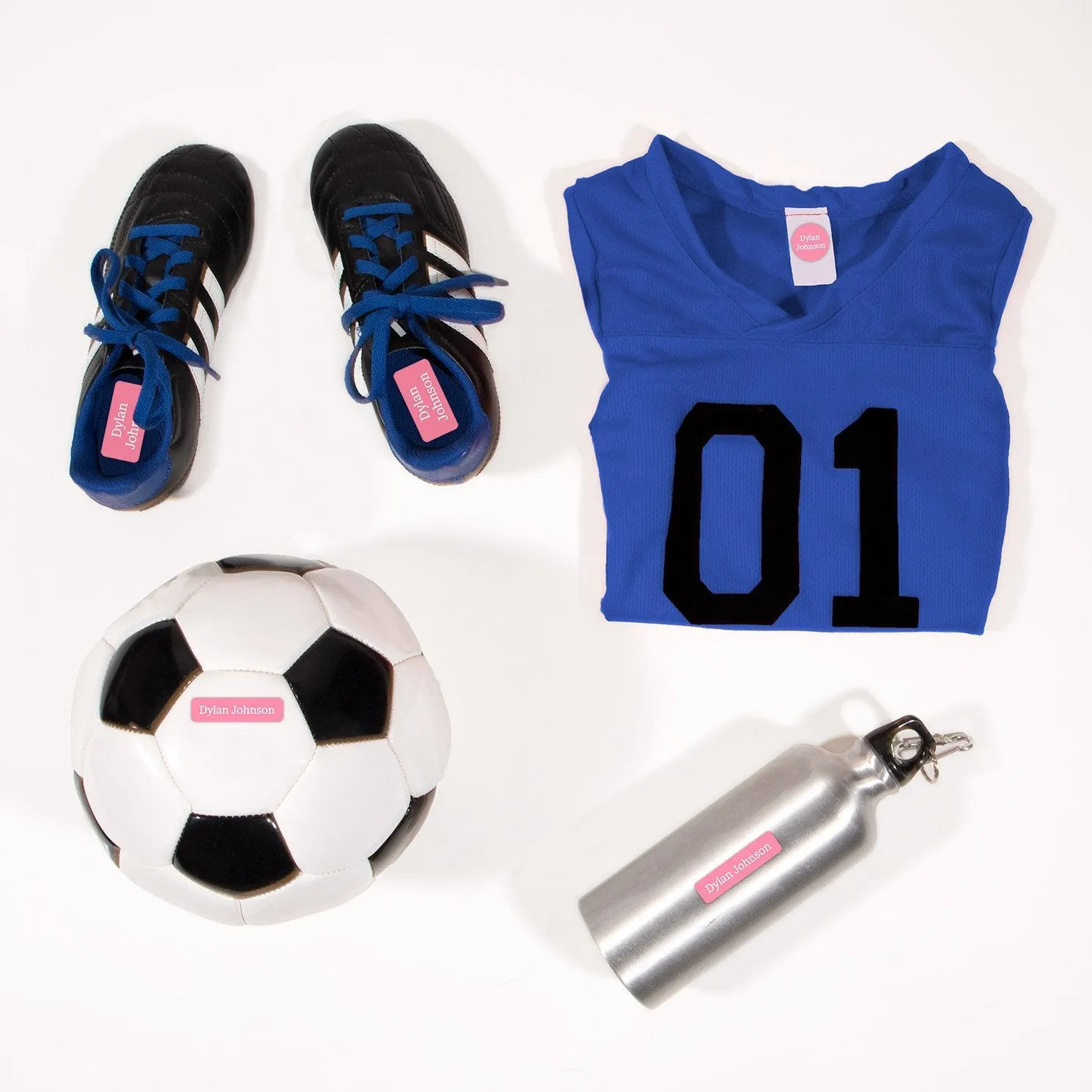 One Color Sports Labels Pack