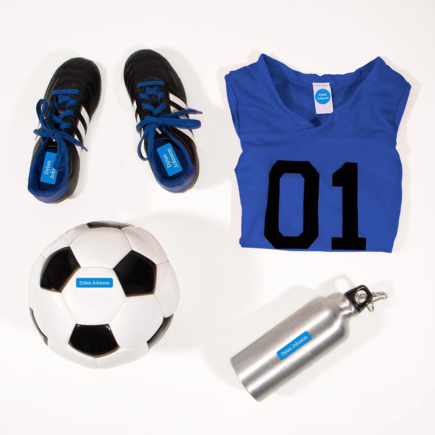 One Color Sports Labels Pack