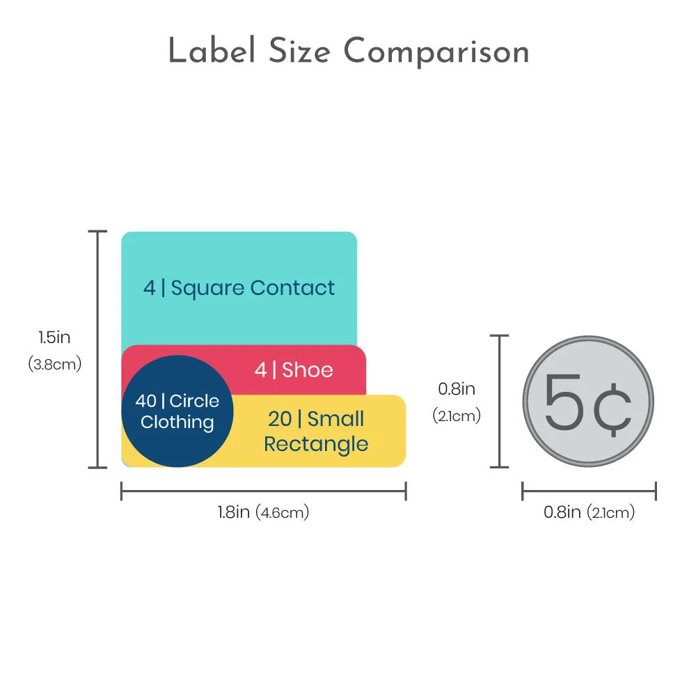 One Color Sports Labels Pack