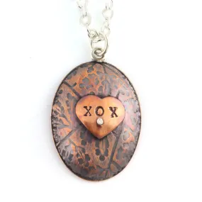Oval XOX Pendant