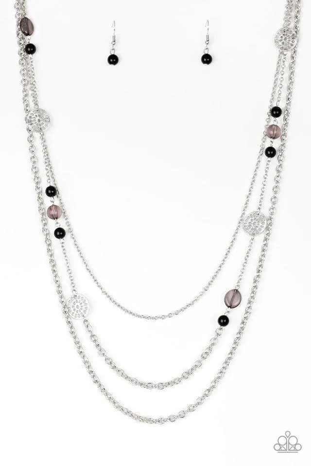 Paparazzi Necklace ~ Pretty Pop-tastic! - Black
