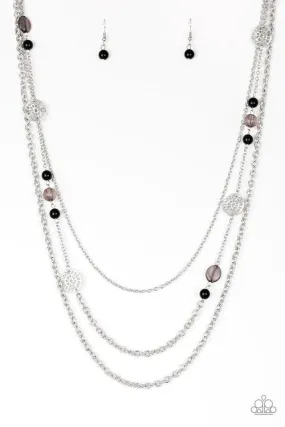 Paparazzi Necklace ~ Pretty Pop-tastic! - Black