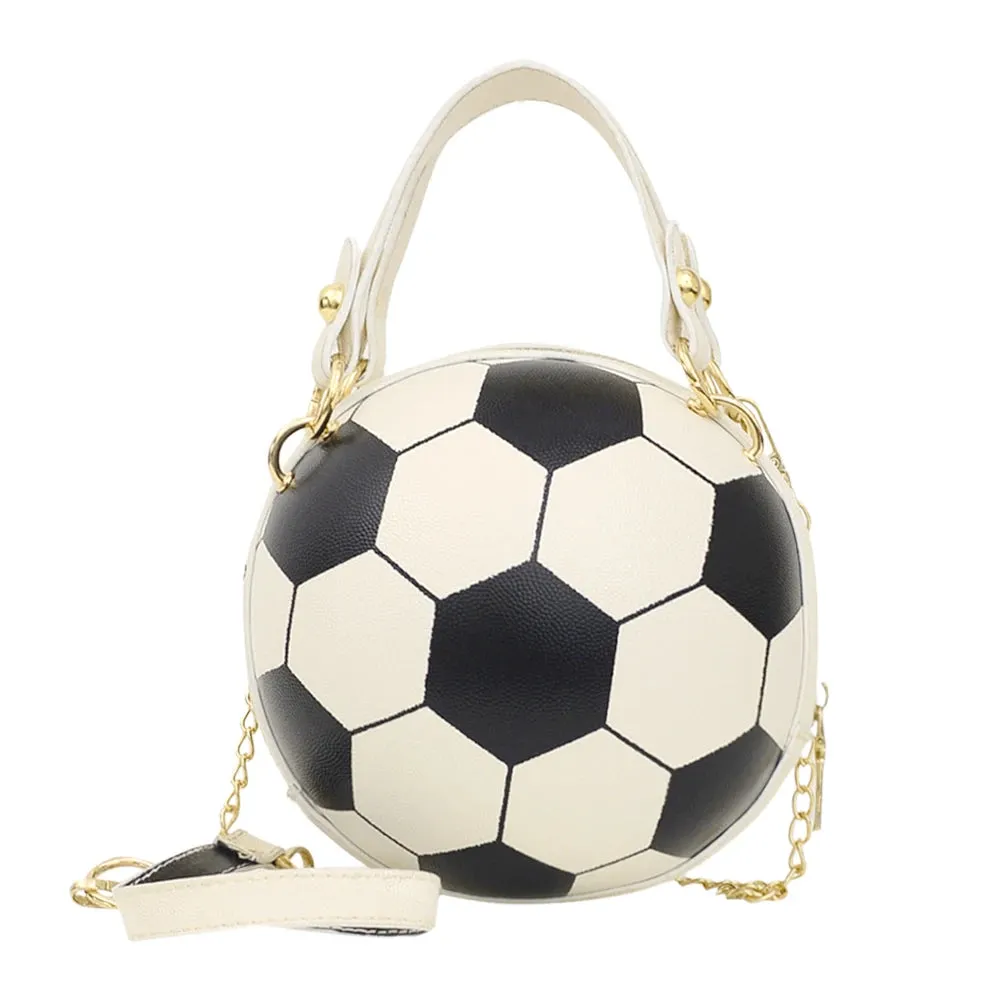 Personality INS Fashion Women Ball Bag Soft PU Leather Crossbody