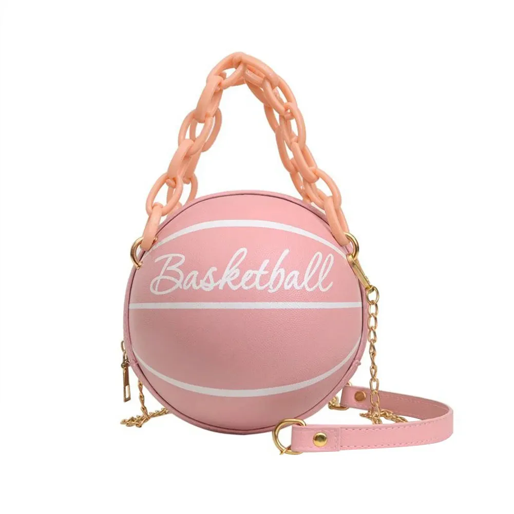 Personality INS Fashion Women Ball Bag Soft PU Leather Crossbody