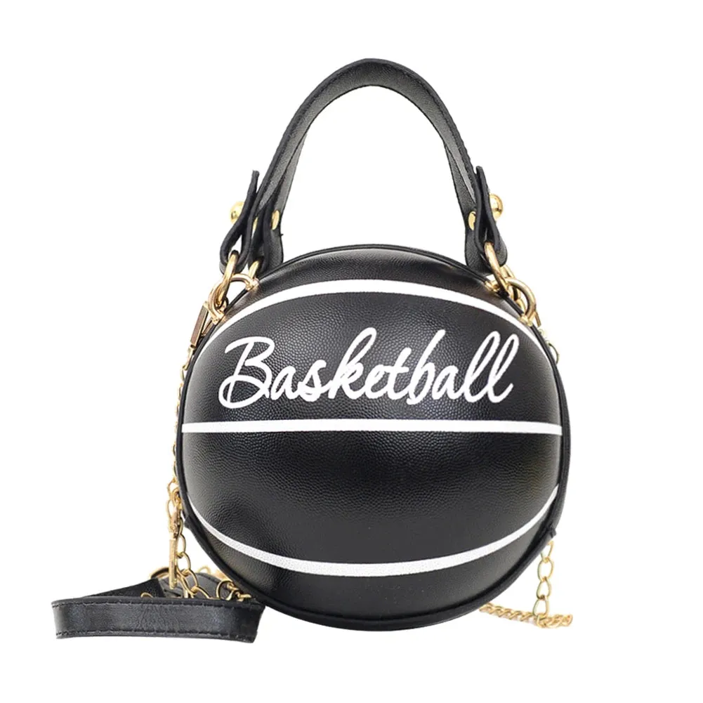 Personality INS Fashion Women Ball Bag Soft PU Leather Crossbody