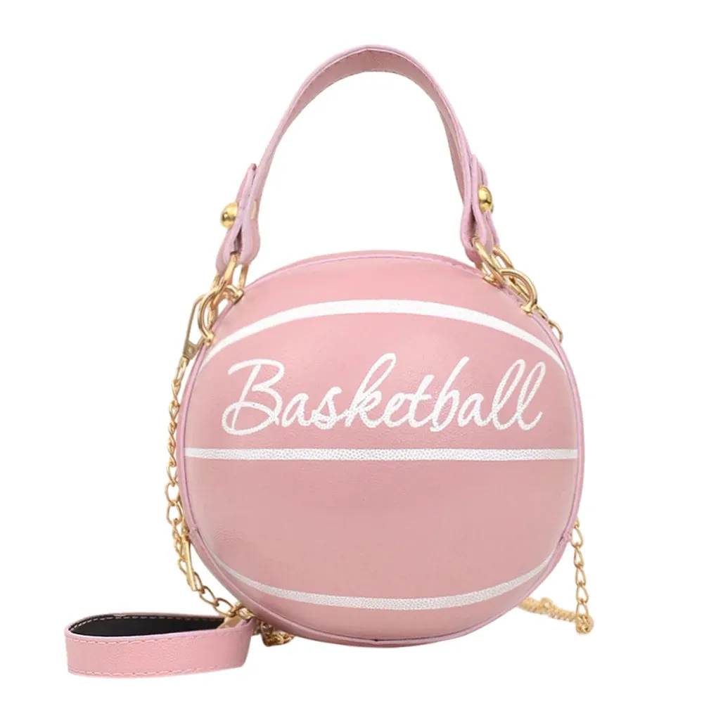Personality INS Fashion Women Ball Bag Soft PU Leather Crossbody