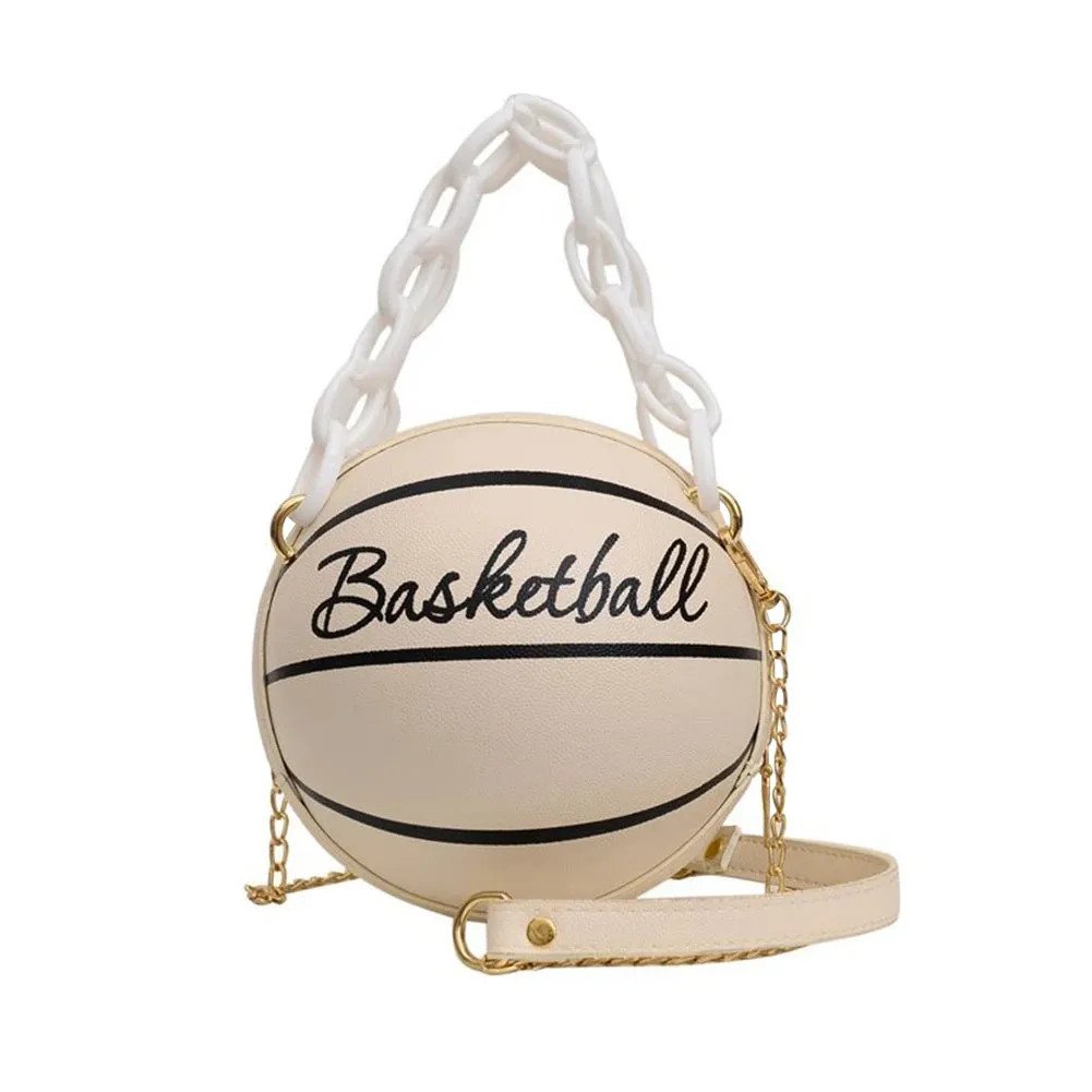 Personality INS Fashion Women Ball Bag Soft PU Leather Crossbody