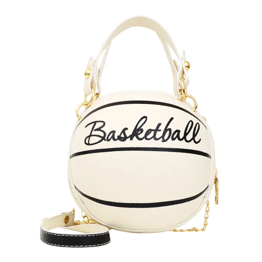 Personality INS Fashion Women Ball Bag Soft PU Leather Crossbody