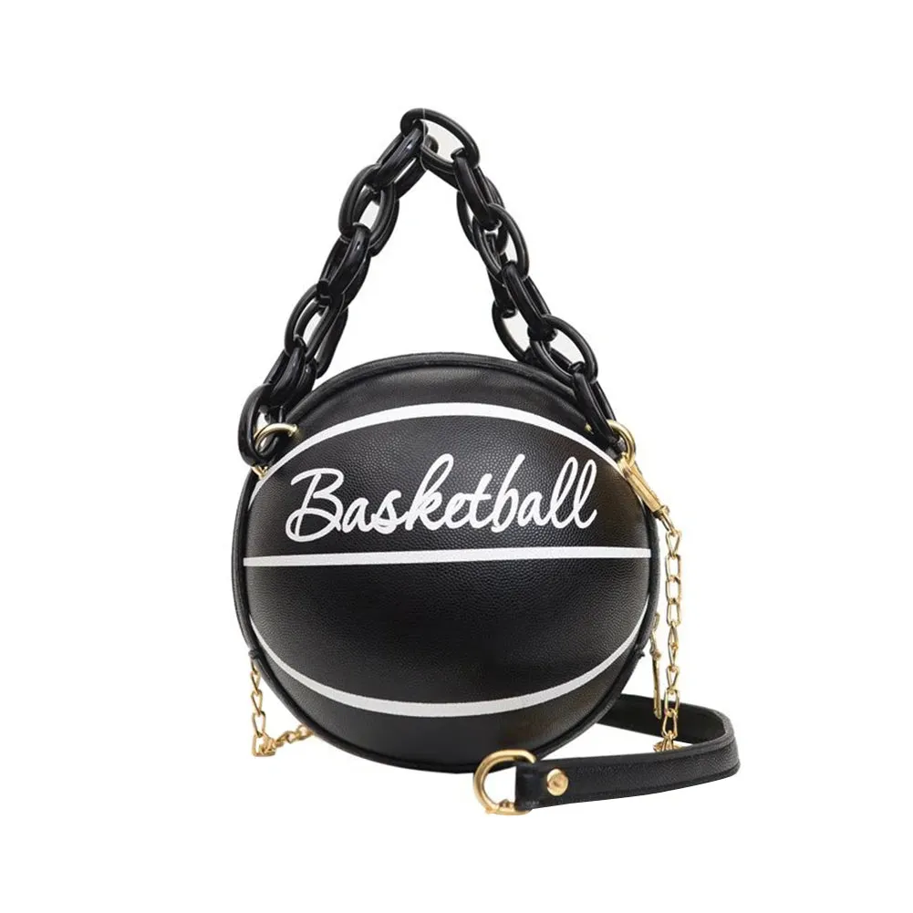 Personality INS Fashion Women Ball Bag Soft PU Leather Crossbody