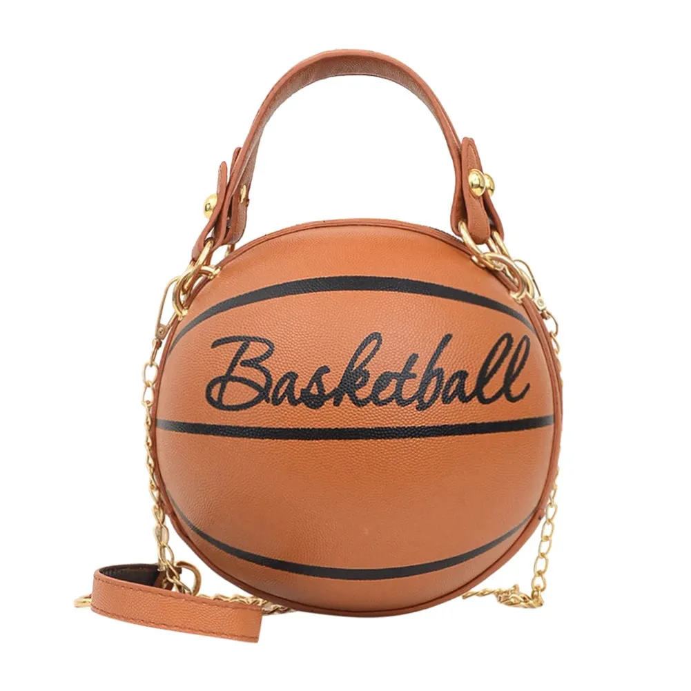 Personality INS Fashion Women Ball Bag Soft PU Leather Crossbody