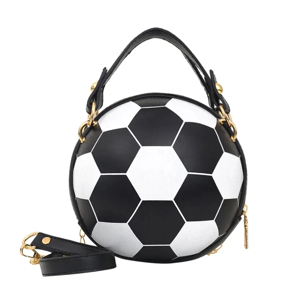 Personality INS Fashion Women Ball Bag Soft PU Leather Crossbody