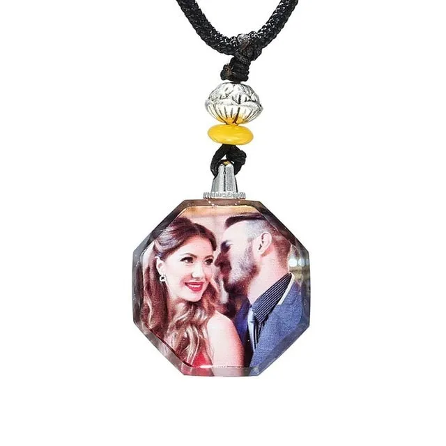 Personalized Photo Crystal Pendant