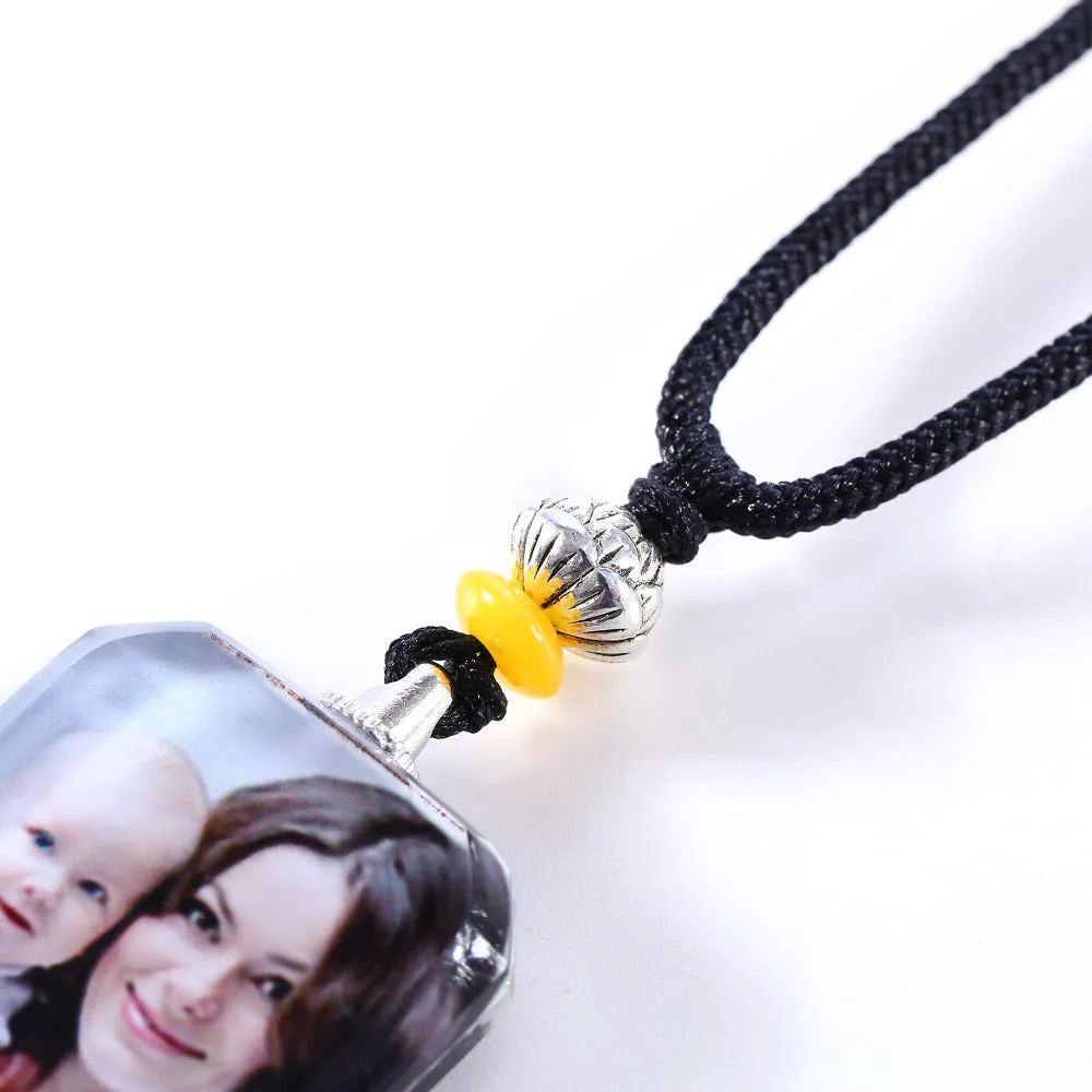 Personalized Photo Crystal Pendant