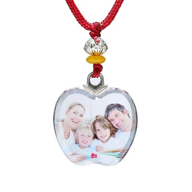 Personalized Photo Crystal Pendant
