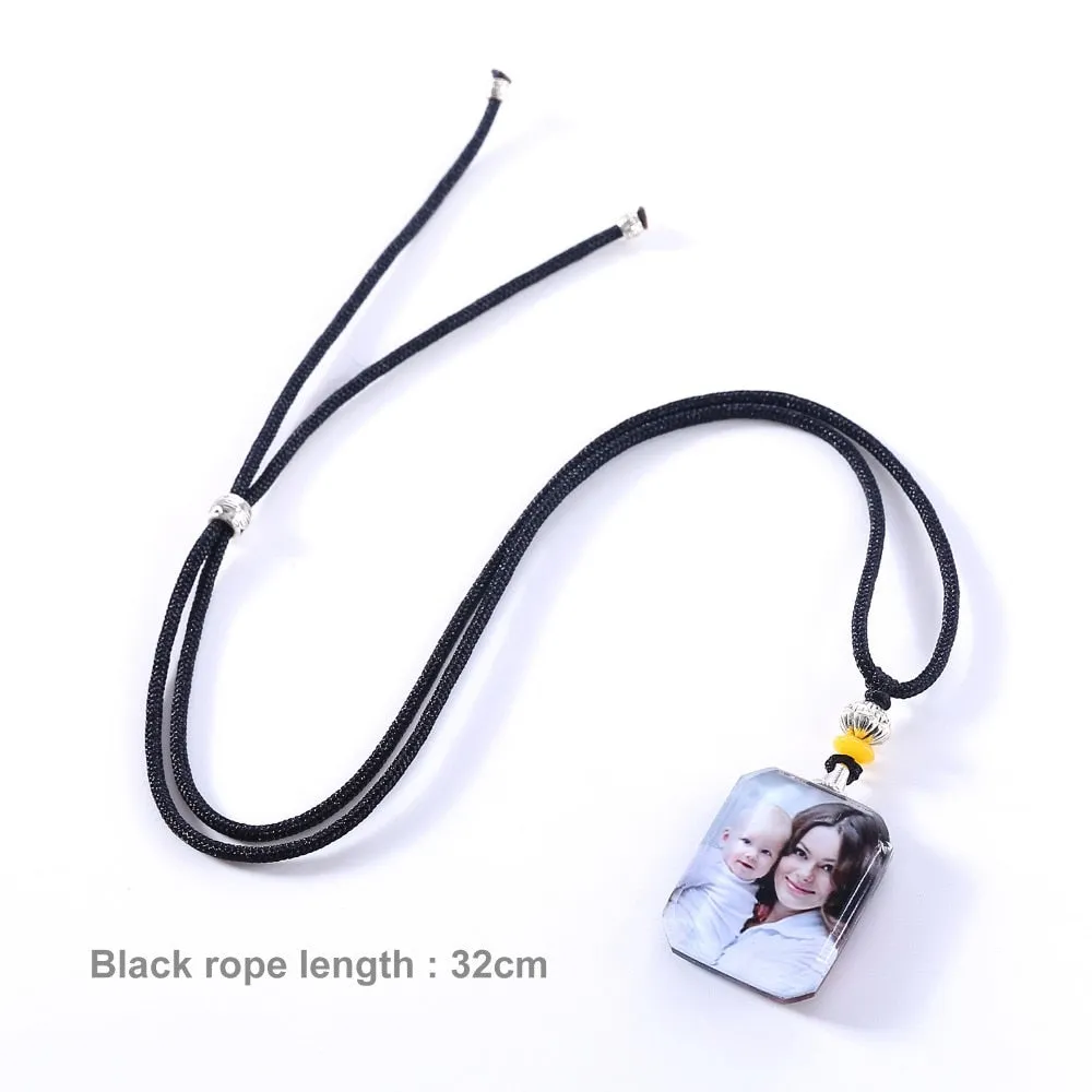 Personalized Photo Crystal Pendant