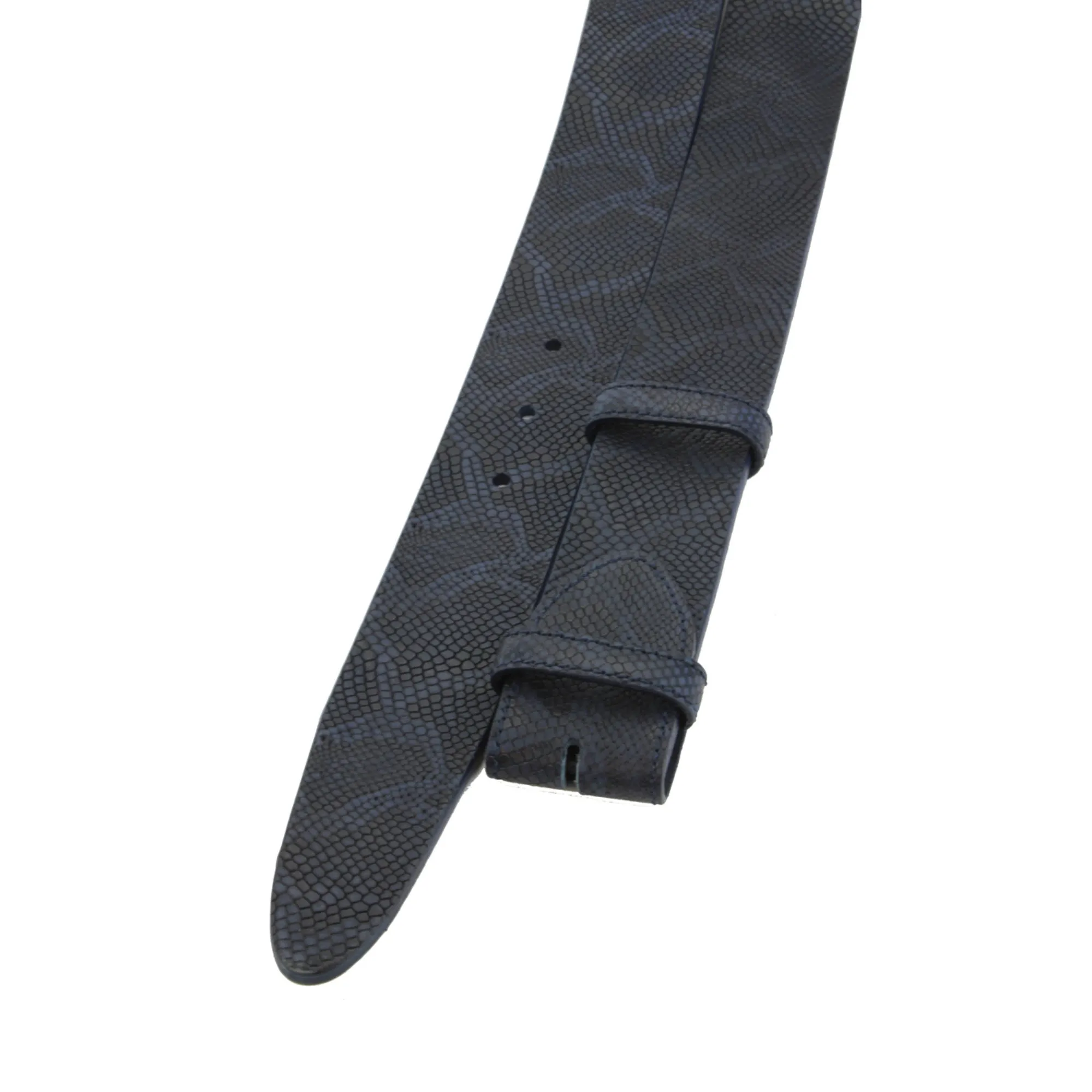 Python Texture Supple Unlined Belt Strap