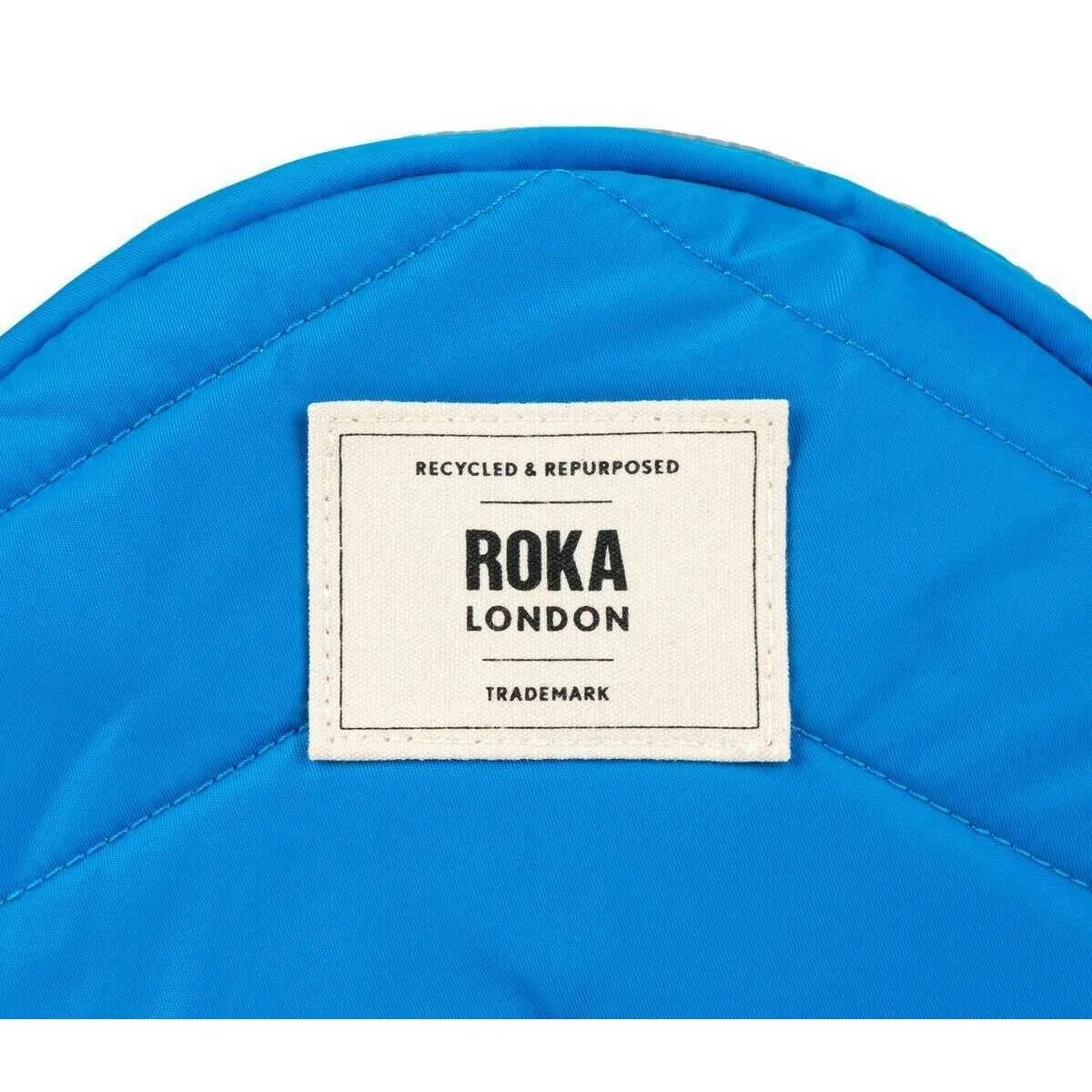 Roka Paddington B Small Recycled Nylon Crossbody Bag - Neon Blue