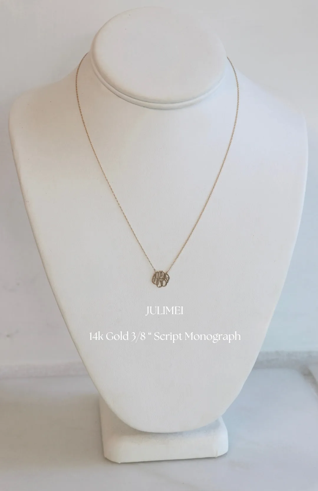 Script Monogram Necklace