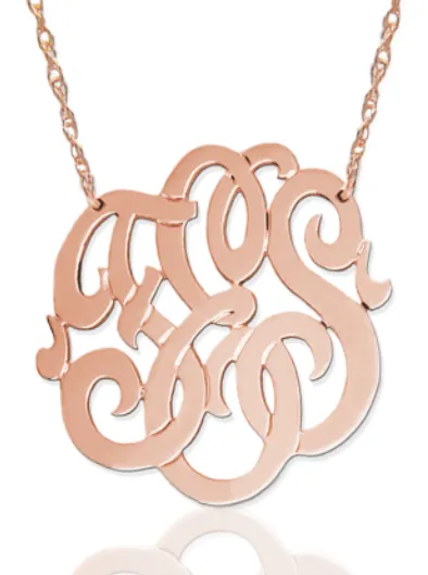 Script Monogram Necklace