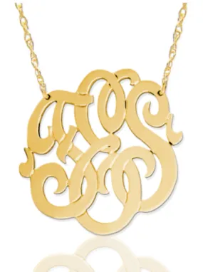 Script Monogram Necklace