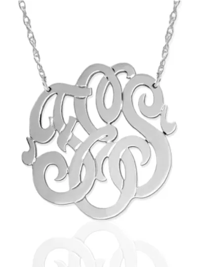 Script Monogram Necklace