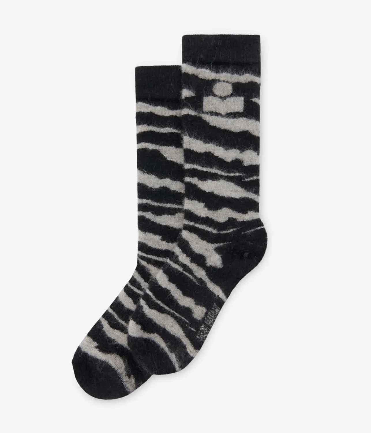 SHONA SOCKS- BLACK/BEIGE