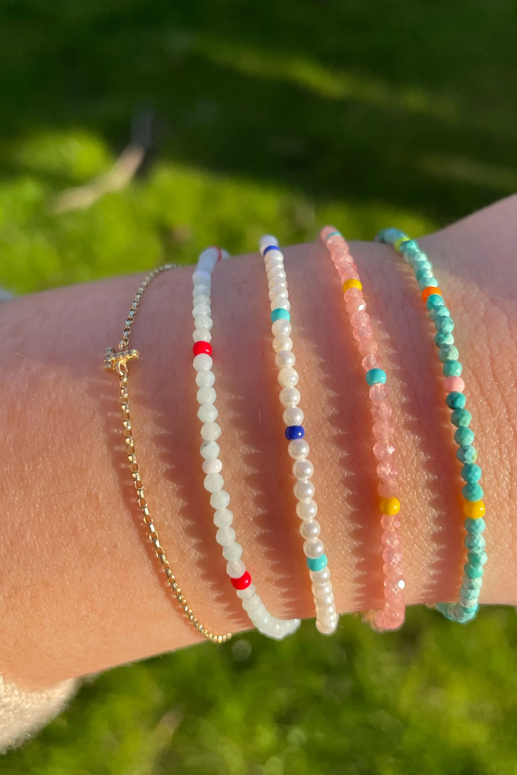 SISTERHOOD SPRINKLES STRAND NECKLACE