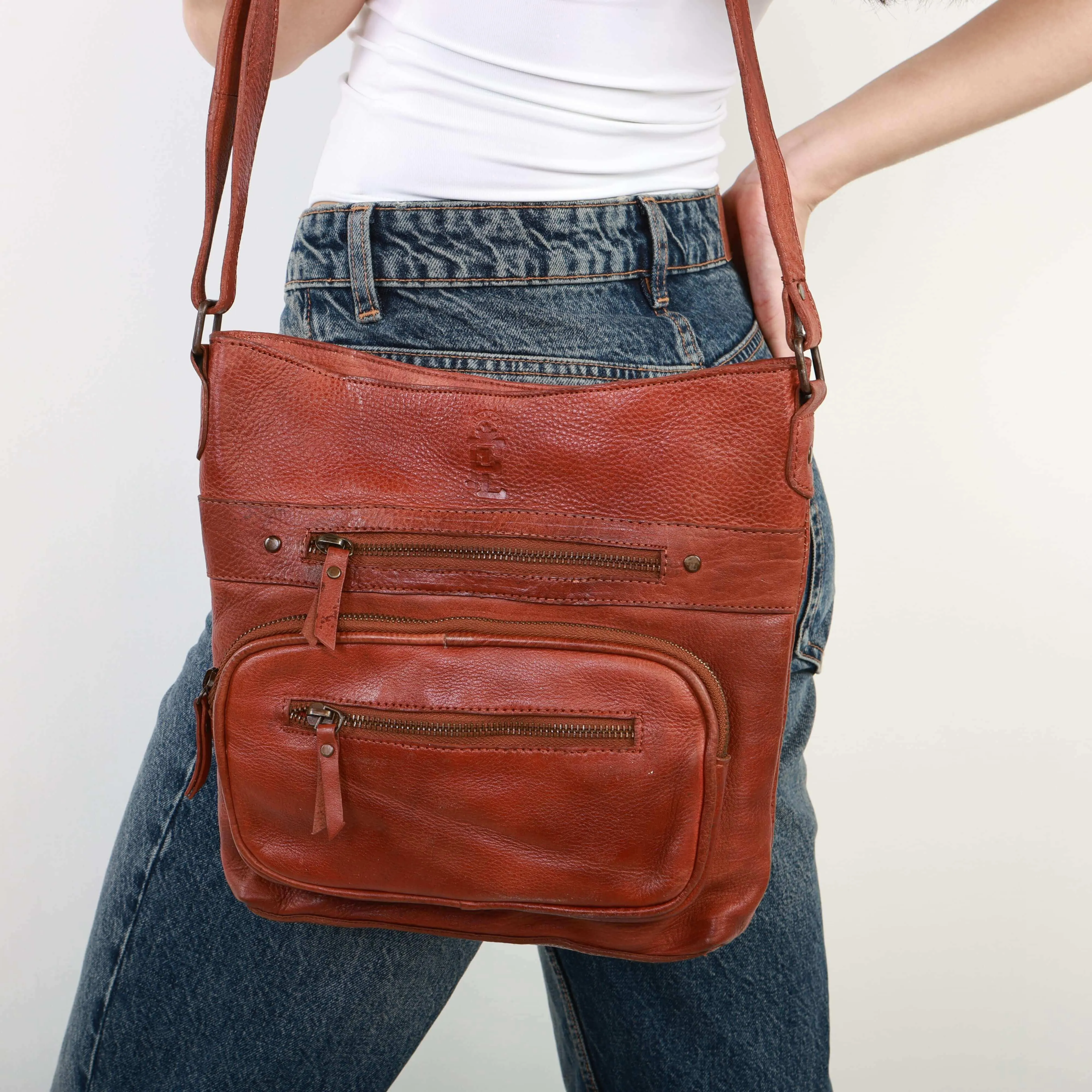 Slim Leather Crossbody