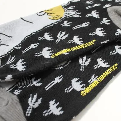 Socks Moomin Black Printed