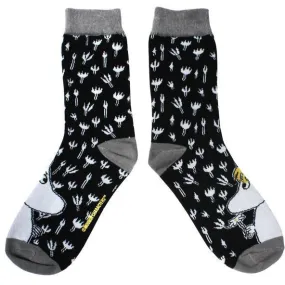 Socks Moomin Black Printed