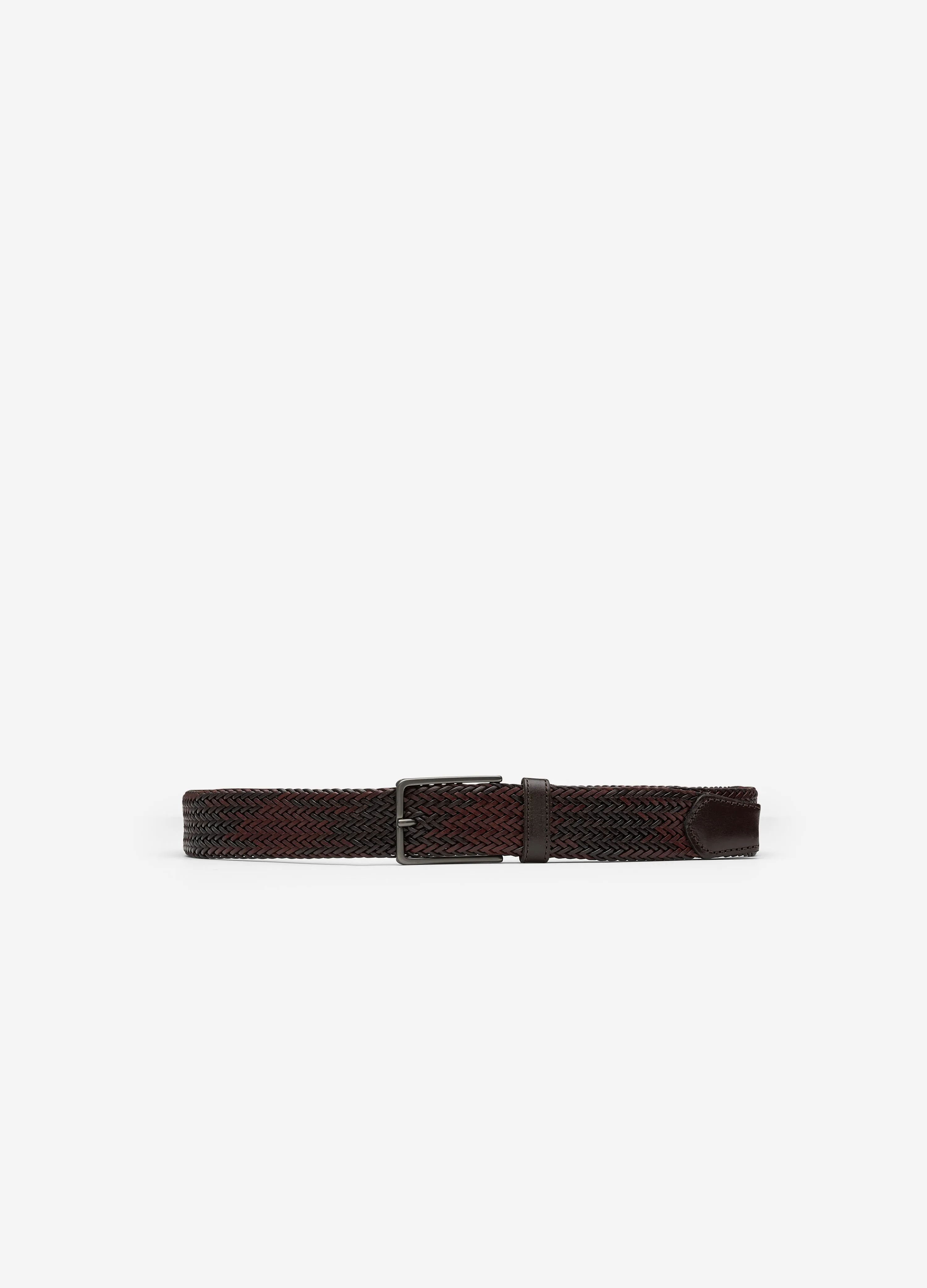 Space Dyed Woven Belt Chocolate