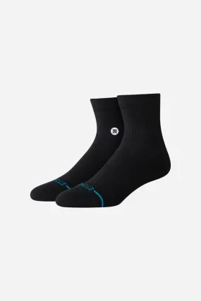 Stance Icon Quarter Socks in Black