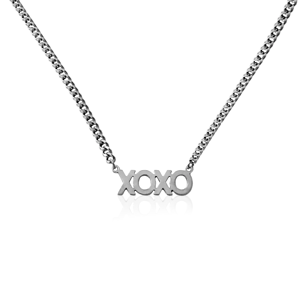 Statement Chain Halsband - XOXO