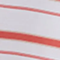 Strapless Stripe Tie Waist Top