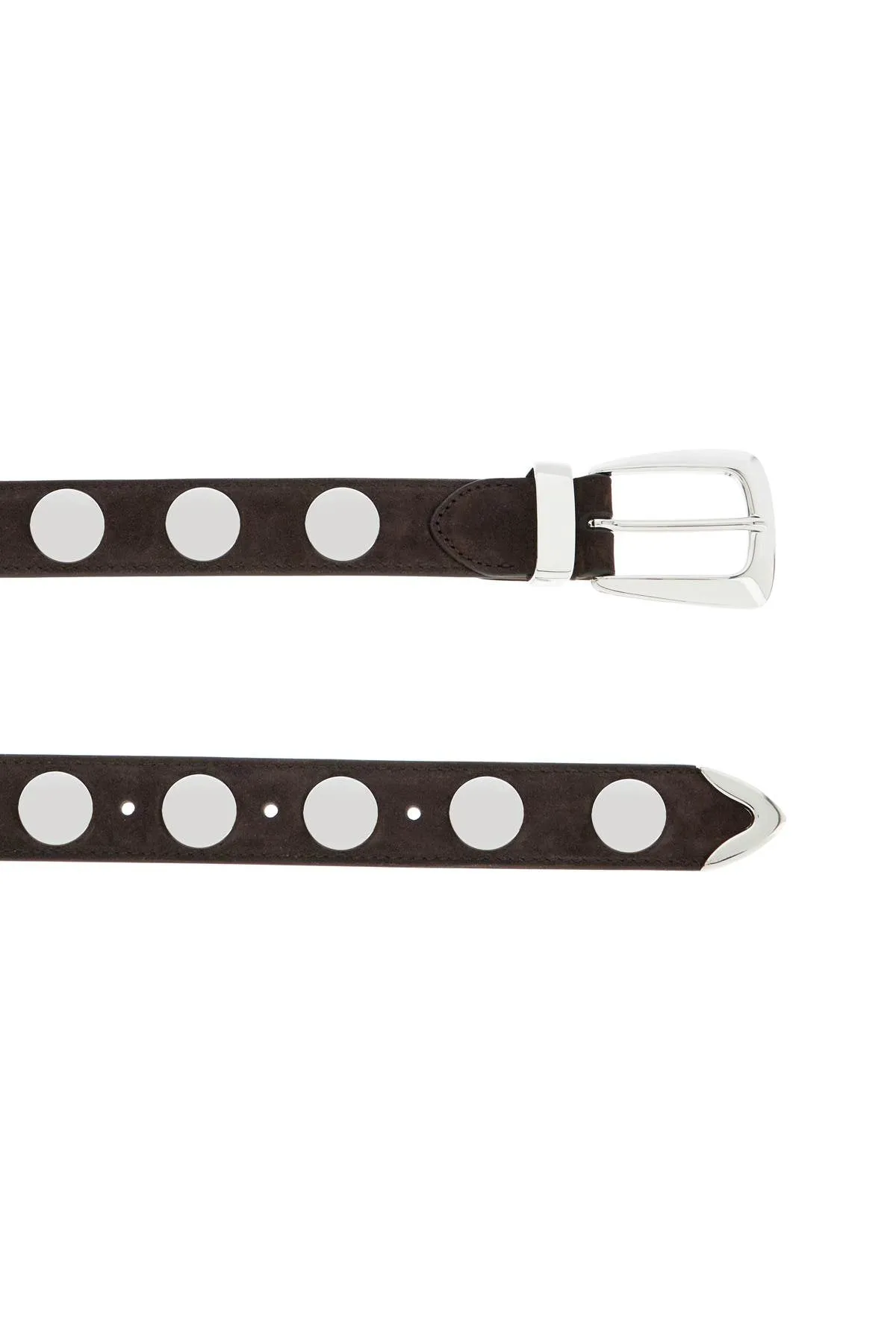 Studded Calfskin Belt