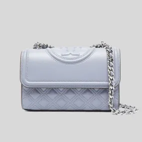 TORY BURCH Small Fleming Convertible Shoulder Bag Cloud Blue 75576