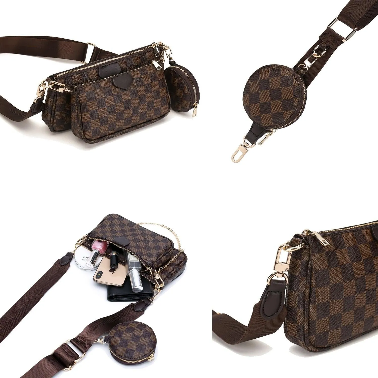TWENTY FOUR Women's Bags Mother's Day Fashion Gifts Women's Accessories Trendy For Mom With Free Gift 7 Set Bags