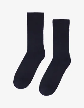 Women Classic Organic Sock - Navy Blue