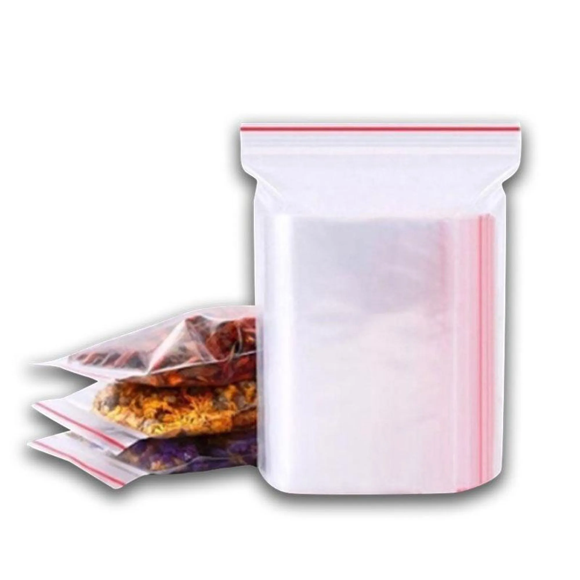 Zip Lock Bags Resealable 8x11cm 40mic 100pack